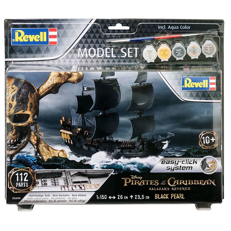 Foto van Revell modelbouwset black pearl 260 mm schaal 1:150