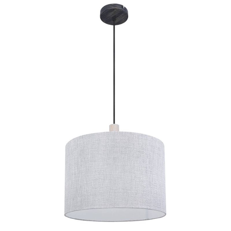 Foto van Industriële hanglamp roger - l:40cm - e27 - metaal - zwart