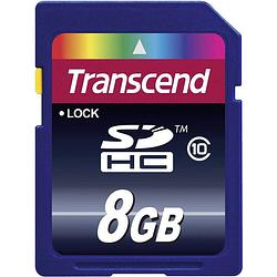 Foto van Transcend premium sdhc-kaart 8 gb class 10