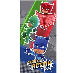 Foto van Pj masks ready for action - strandlaken - 70 x 140 cm - blauw