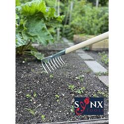 Foto van Synx tools - tuinhark - 8 tanden verzinkt - hark - harken - bladharken - bodembewerkers - onkruidverwijderaar