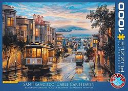 Foto van San francisco cable car heaven (1000 stukjes) - puzzel;puzzel (0628136609579)