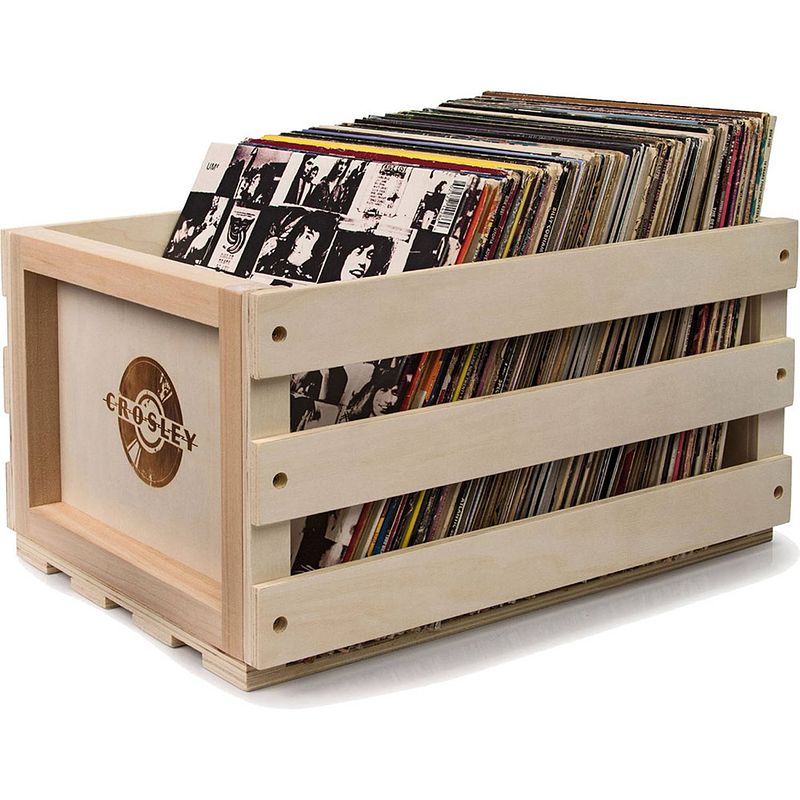 Foto van Crosley lp opslag krat