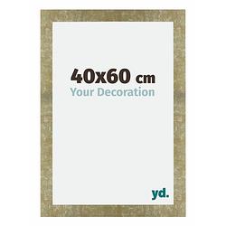 Foto van Fotolijst 40x60cm goud antiek mdf mura