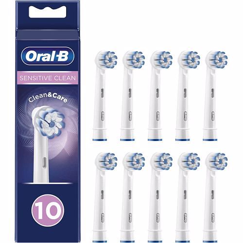 Foto van Oral-b opzetborstels sensitive clean (10 stuks)