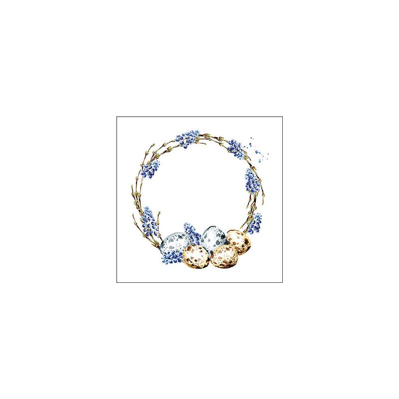 Foto van Ambiente servetten muscari wreath 33cm