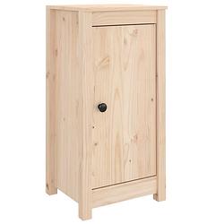 Foto van Vidaxl dressoir 40x35x80 cm massief grenenhout