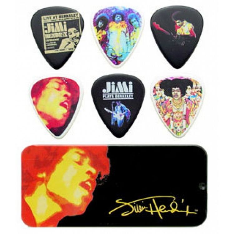 Foto van Dunlop jh-pt03h doosje plectra jimi hendrix electric lady