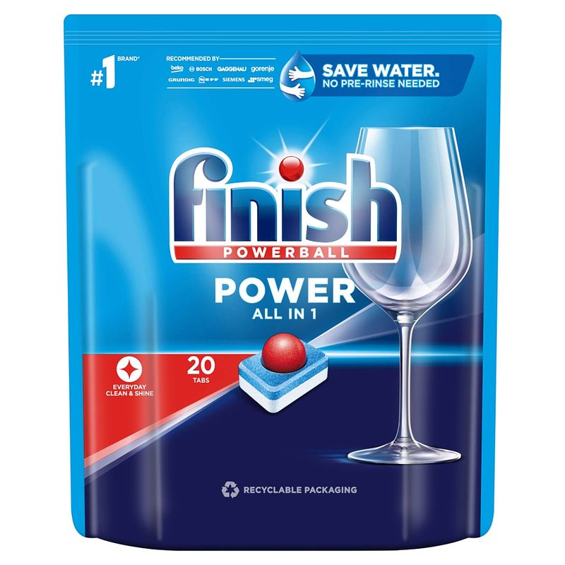 Foto van Power all in 1 vaatwastabletten fresh 20st