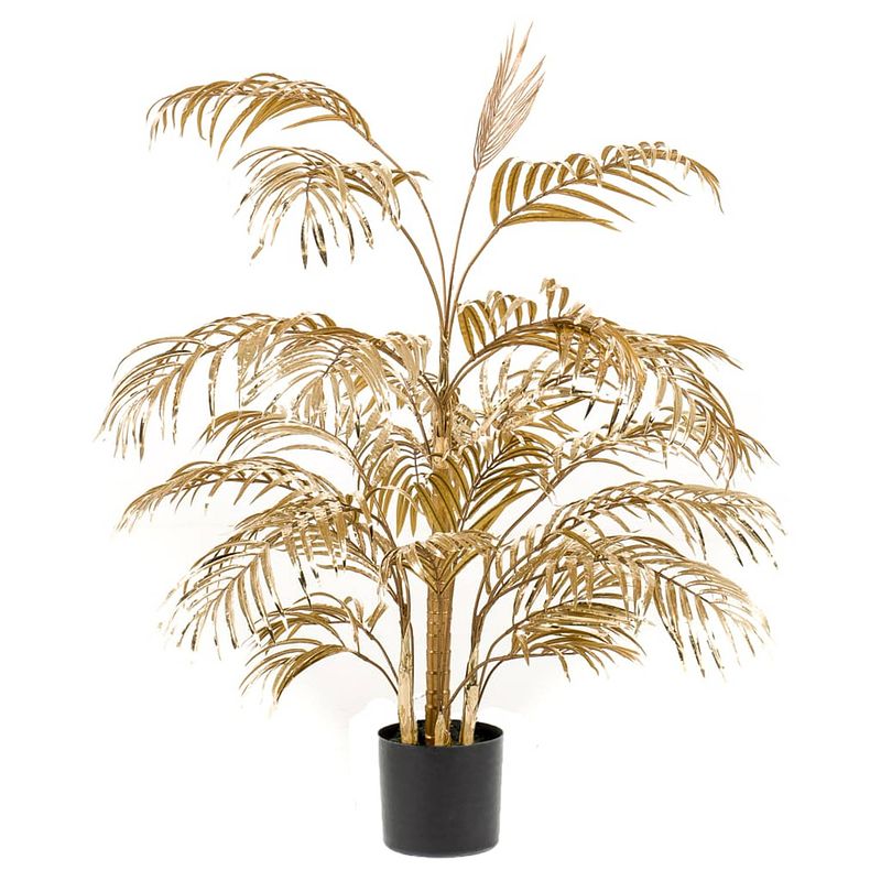 Foto van Kunstplant areca goud 105 cm