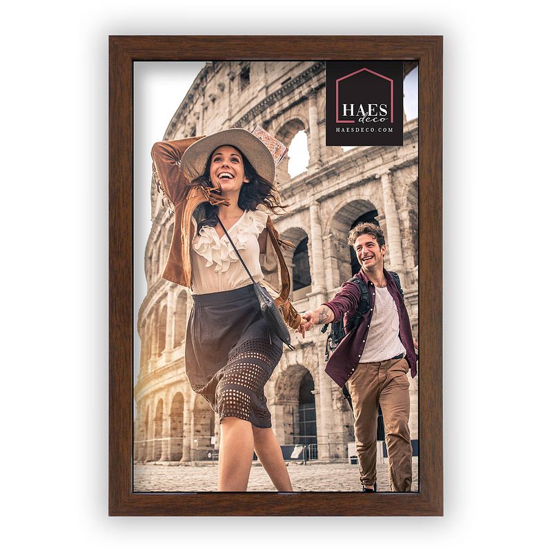 Foto van Haes deco - houten fotolijst roma bruin 15x20 - sp13820