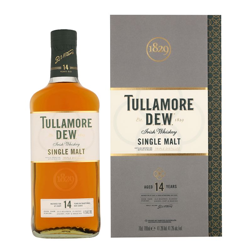 Foto van Tullamore dew 14 years 70cl whisky + giftbox