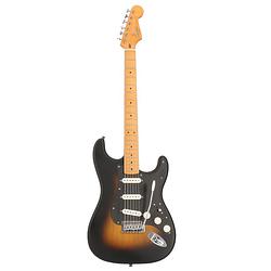 Foto van Squier 40th anniversary stratocaster vintage edition satin wide 2-color sunburst elektrische gitaar