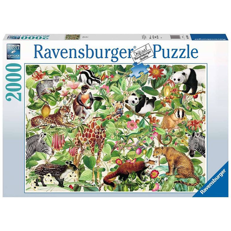 Foto van Ravensburger puzzel jungle 2000st