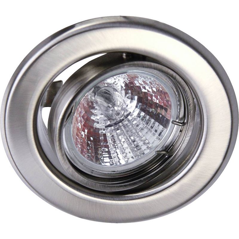 Foto van Heitronic 23552 dl6801 inbouwlamp led gu5.3 35 w rvs (geborsteld)