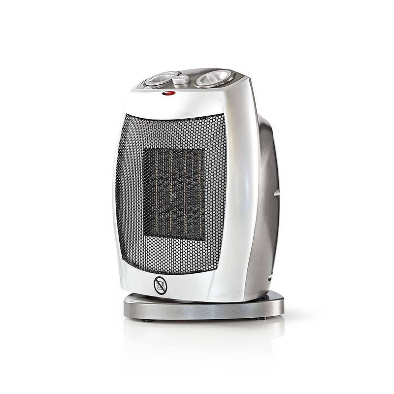 Foto van Nedis 750 watt & 1500 watt draaibare keramische design heater en ventilator