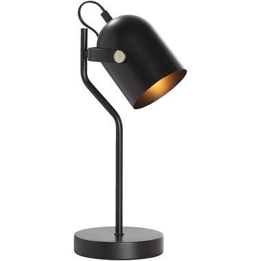 Foto van Bureaulamp senn - zwart metaal - 39xø17,5 cm - leen bakker