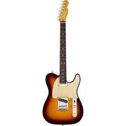 Foto van Fender american ultra telecaster ultra burst rw met koffer