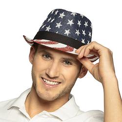 Foto van 1x amerika usa verkleed hoeden voor volwassenen - verkleedhoofddeksels