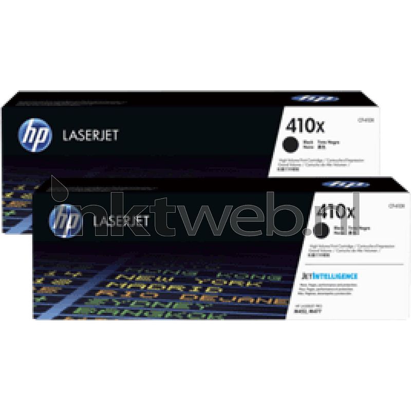 Foto van Hp cf410xl 2-pack zwart toner