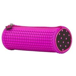 Foto van Pixie crew etui met siliconen paneel en pixels 20 cm fuchsia