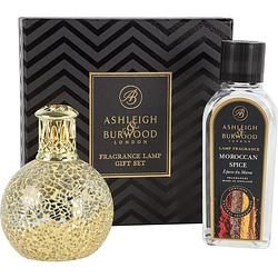 Foto van Ashleigh & burwood - olie moroccan spice 250 ml + geurlamp little treasure - gift set