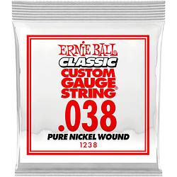 Foto van Ernie ball 1238 .038 classic pure nickel wound losse snaar voor elektrische gitaar