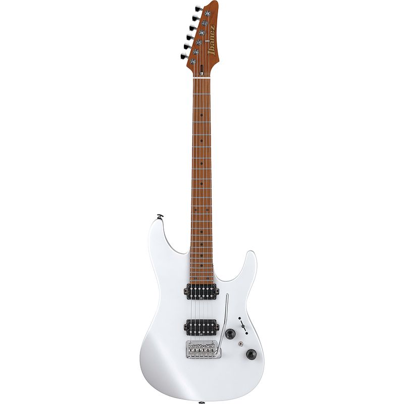 Foto van Ibanez az2402 prestige pearl white flat elektrische gitaar