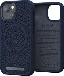 Foto van Njord apple iphone 13 mini back cover met magsafe blauw
