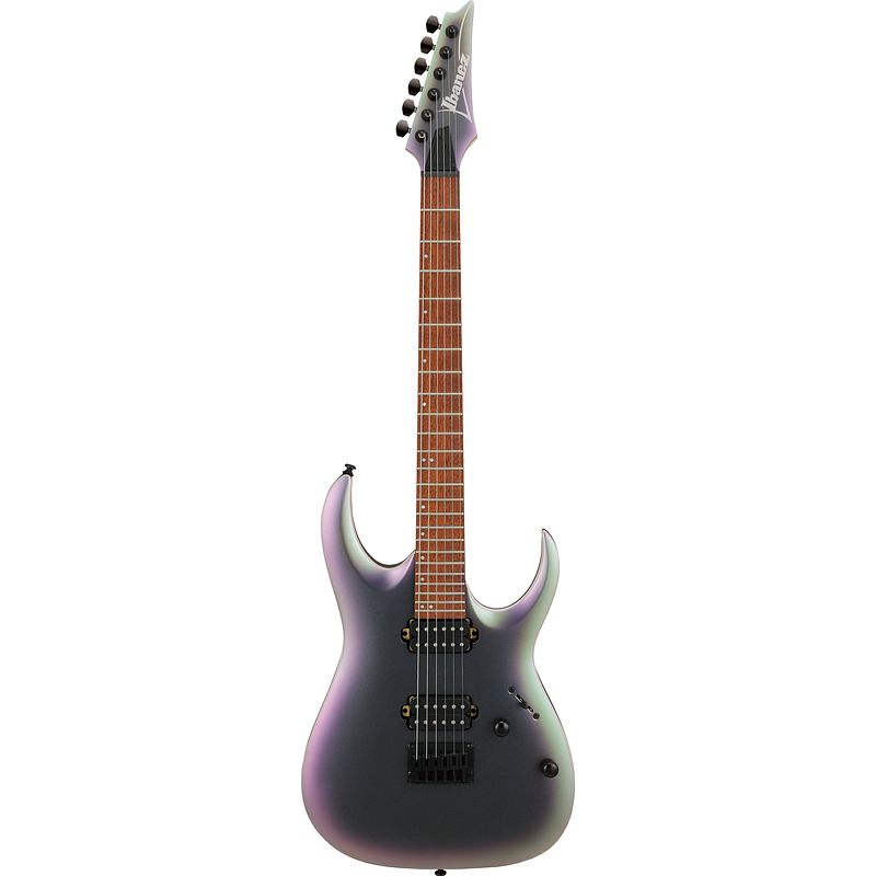 Foto van Ibanez rga42ex black aurora burst matte elektrische gitaar