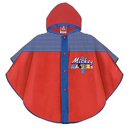 Foto van Perletti regenponcho mickey mouse eva rood/blauw 2-5 jaar