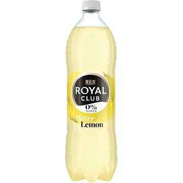 Foto van Royal club bitter lemon 0% suiker fles 1l bij jumbo