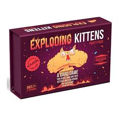 Foto van Exploding kittens - party pack - engelstalig kaartspel