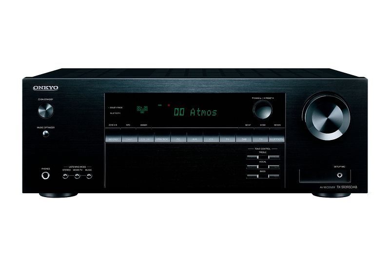 Foto van Onkyo txsr393dab receiver zwart