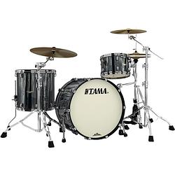 Foto van Tama ma32czbns-bcs starclassic maple black clouds & silver lining 3d. shellset black nickel hardware