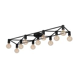 Foto van Eglo speke plafondlamp - e27 - 156 cm - zwart