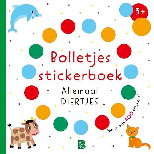 Foto van Bolletjesstickerboek: allemaal diertjes! - paperback (9789403233093)