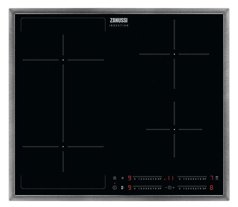 Foto van Zanussi zifn644x inductie inbouwkookplaat zwart