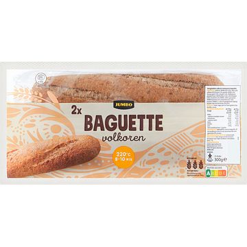 Foto van Jumbo baguette volkoren 2 stuks