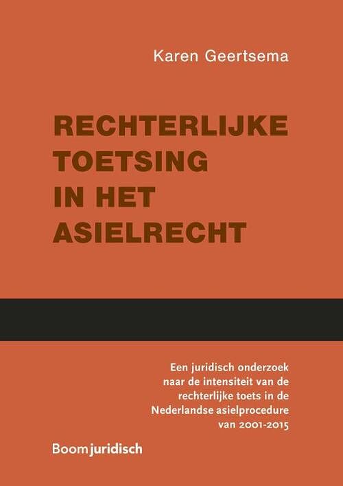 Foto van Rechterlijke toetsing in het asielrecht - karen geertsema - paperback (9789462905559)