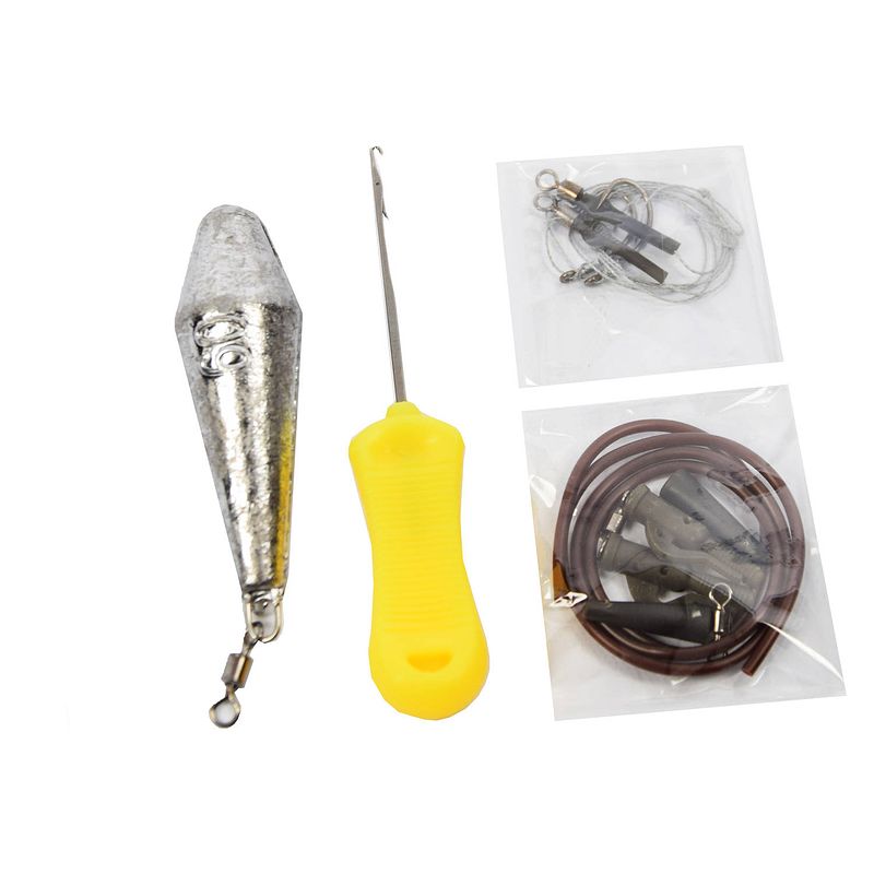 Foto van Visset - hengelsport - visaccessoires - vis - 3delige set - karper/brasem - tackle set vis - hengelbenodigheden