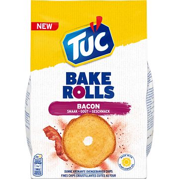 Foto van Lu tuc bake rolls crackers bacon 150g bij jumbo