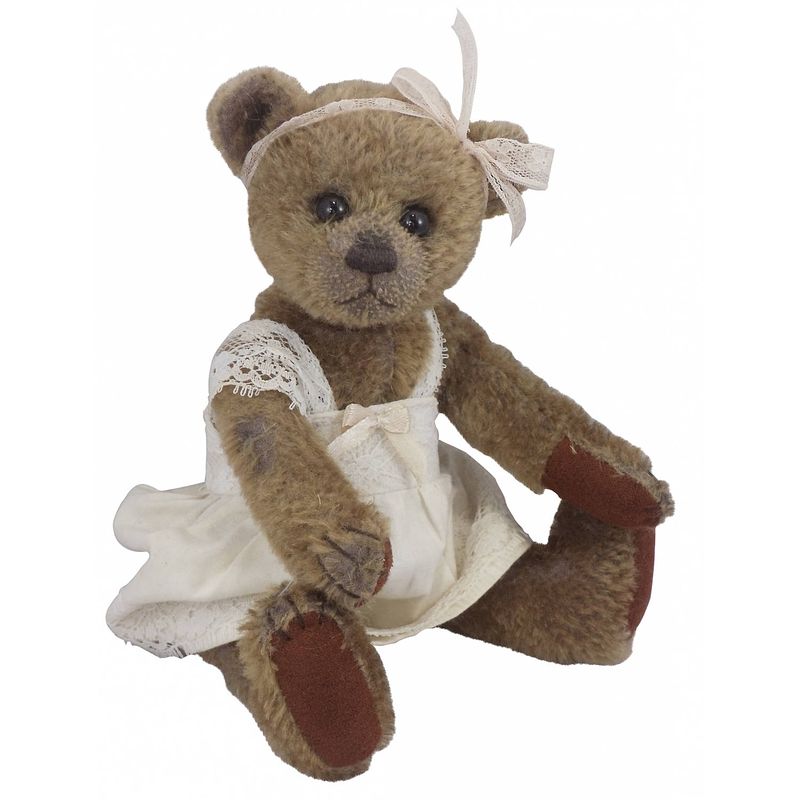 Foto van Clemens knuffelbeer teddy romy junior 22 cm pluche bruin