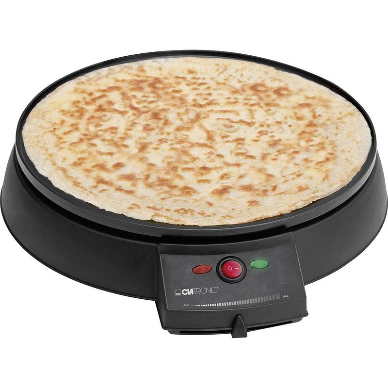 Foto van Clatronic cm 3372 crêpe maker met handmatige temperatuursinstelling zwart