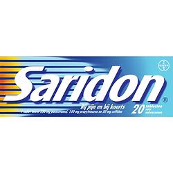 Foto van Saridon tabletten tegen hoofd en spierpijn, 20 stuks bij jumbo