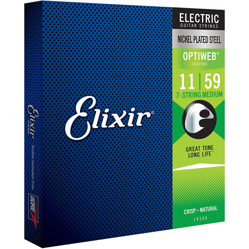 Foto van Elixir 19106 electric nps optiweb medium 11-59 snarenset