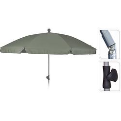 Foto van Strand/tuin parasol taupe - 200cm