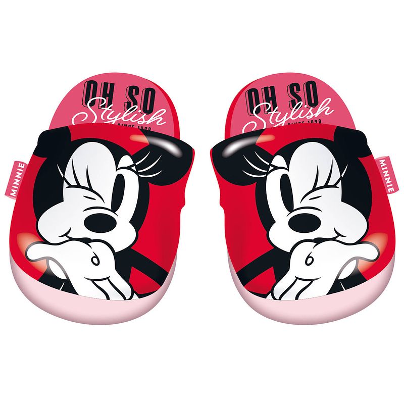 Foto van Arditex pantoffels minnie mouse polyester rood maat 28/29