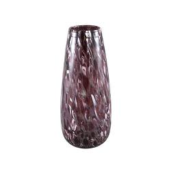 Foto van Ptmd gindora purple glass vase round bulb design l