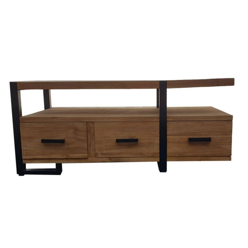 Foto van Benoa erna 3 drawer coffee table 120 cm